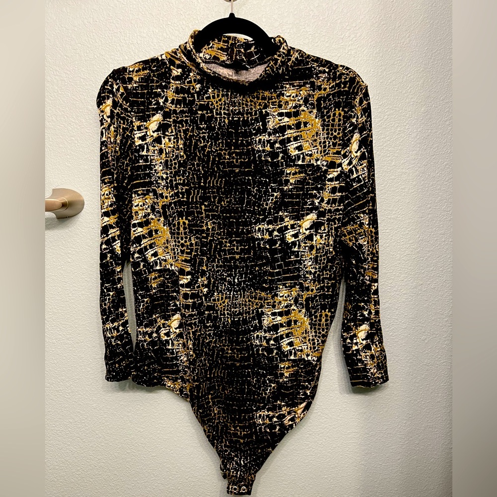 EXPRESS snakeskin bodysuit